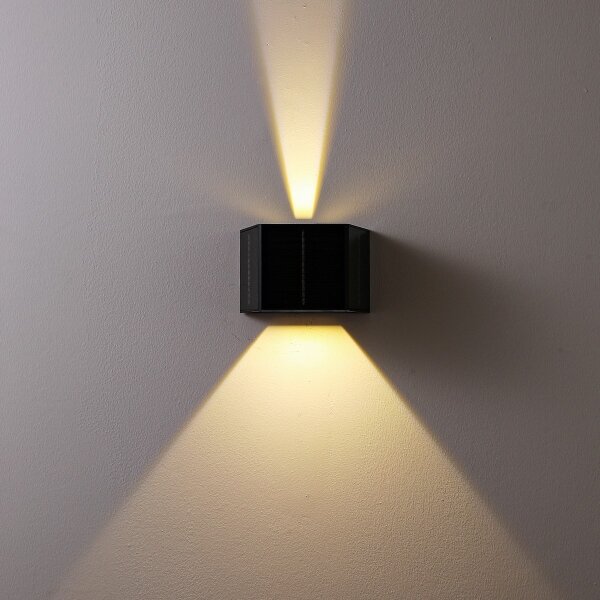 Brilagi - LED Solárne nástenné svietidlo SOLAR CUBE LED/2W/3,2V 1300 mAh IP54