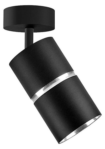Bodové svietidlo BAMBOO 1xGU10/10W/230V čierna