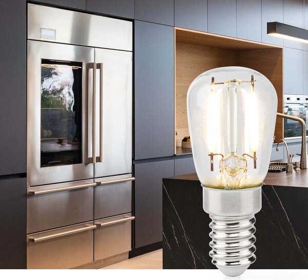 Nedis LBCRFE14T26 - LED Žiarovka do chladničky T26 E14/2W/230V 2700K