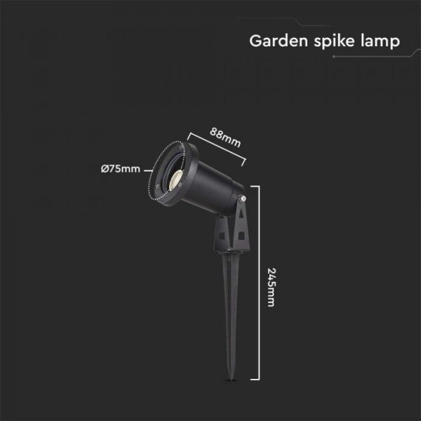 Vonkajšia lampa 1xGU10/35W/230V IP65