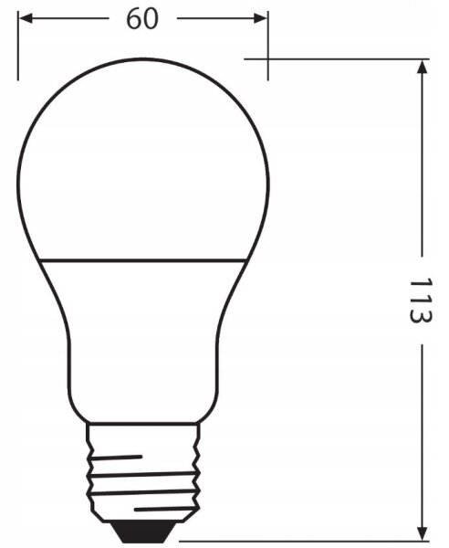 LED Žiarovka z recyklovaného plastu E27/10W/230V 2700K - Ledvance