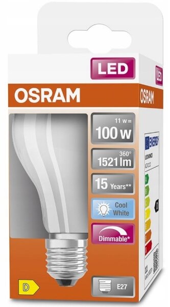 LED Stmievateľná žiarovka RETROFIT A60 E27/11W/230V 4000K - Osram