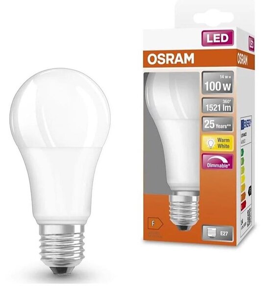 LED Stmievateľná žiarovka SUPERSTAR E27/14W/230V 2700K - Osram