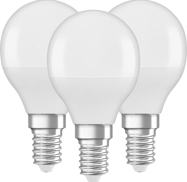 SADA 3x LED Žiarovka P45 E14/4,9W/230V 3000K - Osram