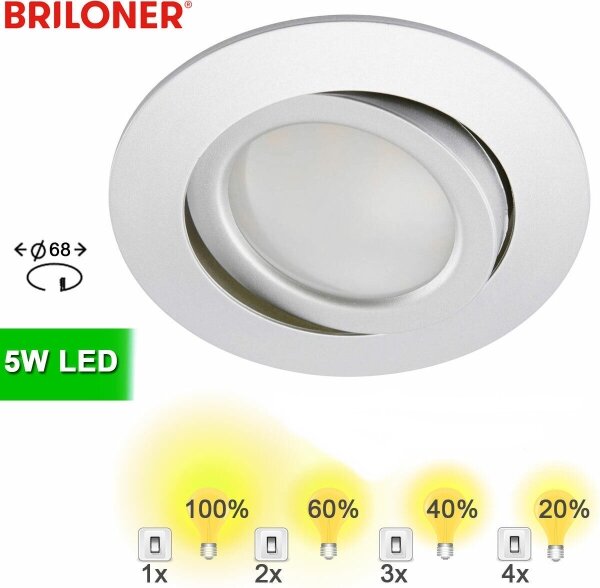 Briloner 8309-019 - LED Stmievateľné kúpeľňové svietidlo LED/5W/230V IP23