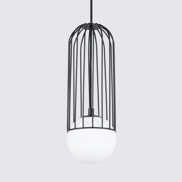 Sollux SL.1332 - Luster na lanku BRINA 1xG9/8W/230V čierna