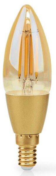 Nedis WIFILRF10C37 - LED Stmievateľná žiarovka E14/4,9W/230V 1800-3000K Wi-Fi Tuya