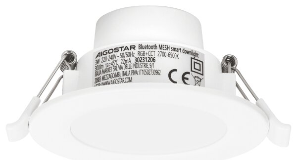 Aigostar -LED RGBW Kúpeľňové podhľadové svietidlo LED/3W/230V 2700-6500K IP44