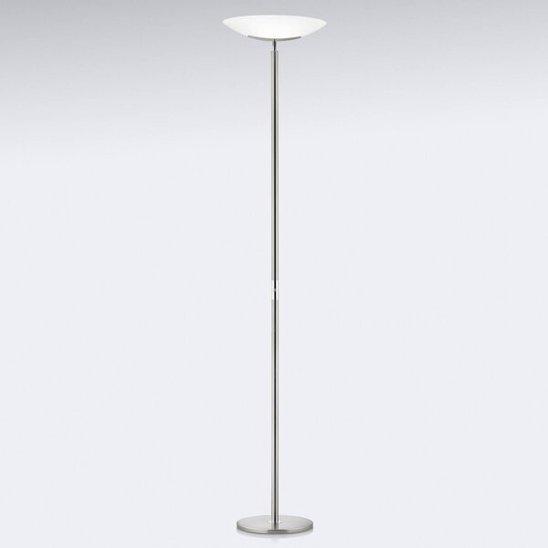 Vysokokvalitné LED stojacia lampa Mika nikel-chróm