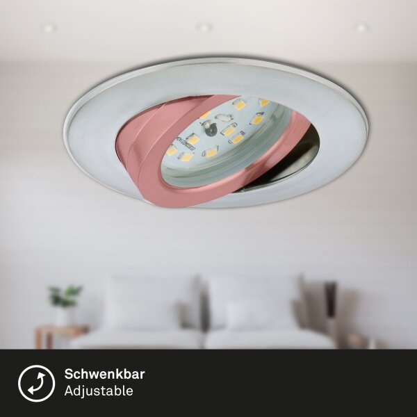 Briloner 7296-019 - LED Kúpeľňové podhľadové svietidlo LED/6,5W/230V IP23