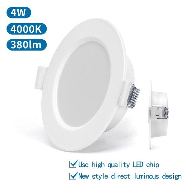 Aigostar - LED Podhľadové svietidlo LED/4W/230V 4000K pr. 9,8 cm biela