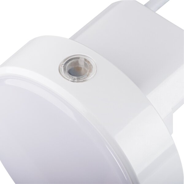 Kanlux 37396 - LED Orientačné svietidlo so senzorom do zásuvky ULOV LED/0,5W/230V