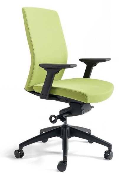 Kancelárska ergonomická stolička BESTUHL J2 BP — viac farieb, bez podhlavníka Zelená 203