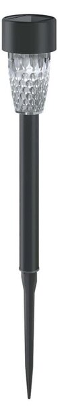 Aigostar - LED Solárna lampa LED/0,006W/1,2V 29,7 cm čierna 6500K IP44