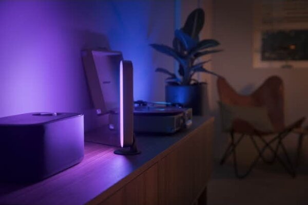 Philips -Rozširovacia LED RGB Stmievateľná stolná lampa Hue PLAY LED/6W/230V čierna