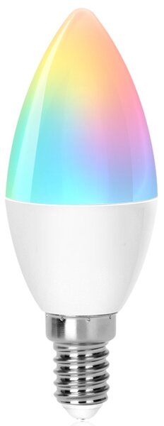 LED RGBW Stmievateľná žiarovka C37 E14/6,5W/230V 2700-6500K Wi-Fi - Aigostar