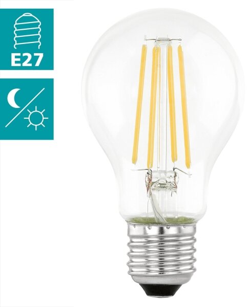 LED Žiarovka so senzorom VINTAGE A60 E27/6W/230V 3000K - Eglo 11886