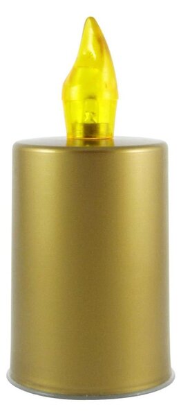 LED Sviečka LED/2xAA teplá biela 10,8 cm zlatá