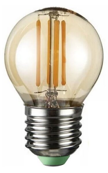 LED Žiarovka CLASIC AMBER G45 E27/4W/230V 2200K - Brilagi