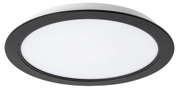 Rabalux 71243 - LED Podhľadové svietidlo SHAUN LED/18W/230V pr. 22 cm čierna