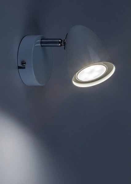 Rabalux 73016 - Nástenné bodové svietidlo PERICO 1xGU10/5W/230V biela