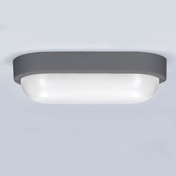 Solight WO744-G- LED Vonkajšie nást. svietidlo LED/13W/230V 4000K IP54 šedá oválny