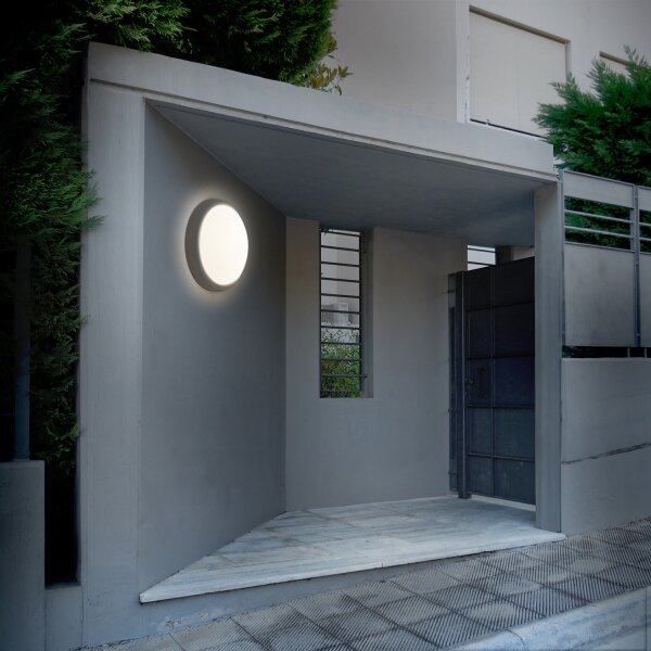 Solight WO745-G- LED Vonkajšie nást. svietidlo LED/13W/230V 4000K IP54 šedá guľatý