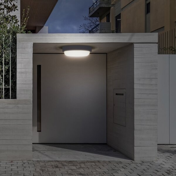 Solight WO745-G- LED Vonkajšie nást. svietidlo LED/13W/230V 4000K IP54 šedá guľatý