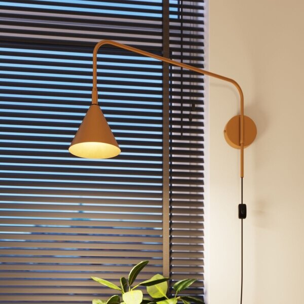 Sollux SL.1698 - Nástenná lampa NOX 1xE14/10W/230V zlatá