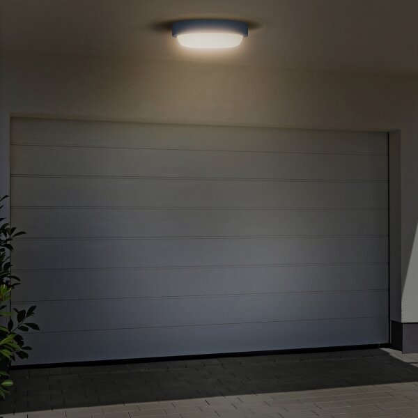Solight WO745-G- LED Vonkajšie nást. svietidlo LED/13W/230V 4000K IP54 šedá guľatý
