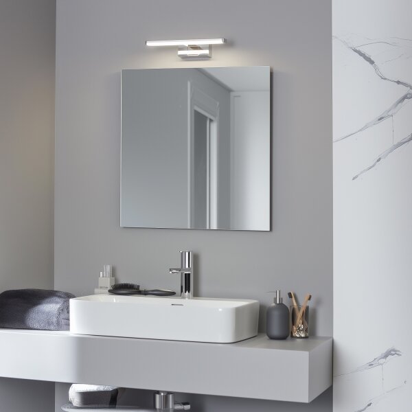 Brilagi - LED kúpeľňové osvetlenie na zrkadlo VESTRA LED/6W/230V 30 cm IP44 chróm