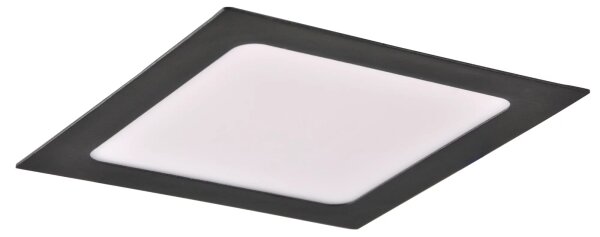 LED Podhľadové svietidlo RIGEL LED/10W/230V 4000K 16,8x16,8 cm čierna