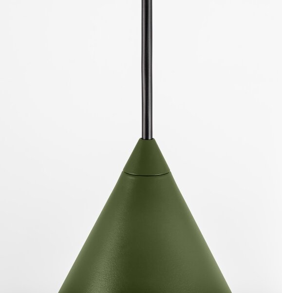 Závesné svietidlo na lanku ETNA II 1xE27/15W/230V pr. 25 cm zelené