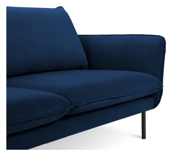 Modrá zamatová pohovka 200 cm Vienna – Cosmopolitan Design
