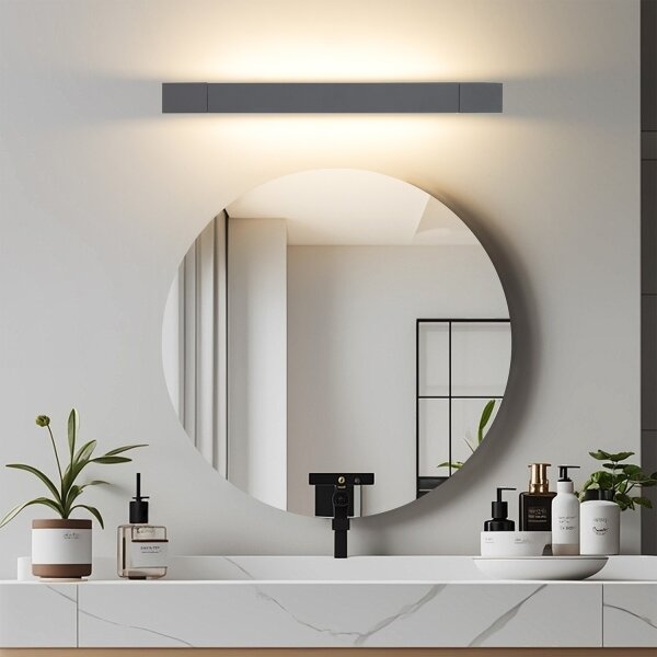 Brilagi - Kúpeľňové LED osvetlenie zrkadla AQUA LINE LED/12W/230V 45 cm IP44 antracit