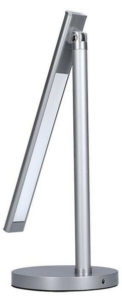 SOLIGHT LED stolný lampička stmievateľná 7W/3000K-6000K/400Lm, strieborná