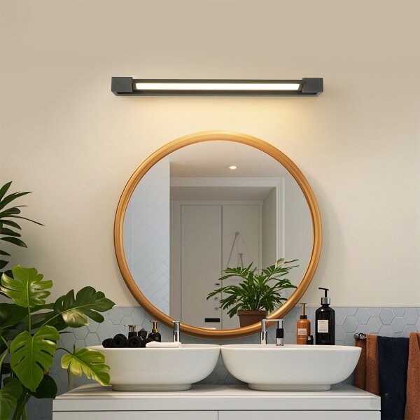 Brilagi - LED kúpeľňové osvetlenie zrkadla AQUA LINE LED/18W/230V 60 cm IP44 antracit