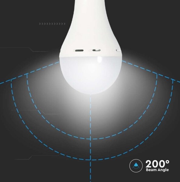LED Žiarovka s núdzovým režimom A70 E27/9W/230V 4000K
