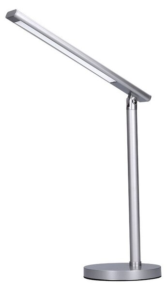 SOLIGHT LED stolný lampička stmievateľná 7W/3000K-6000K/400Lm, strieborná