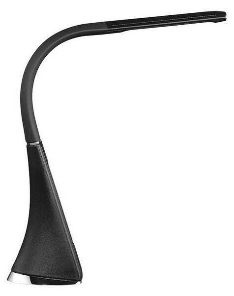 SOLIGHT LED stolný lampička s displejom 6W/4100K/300Lm, čierna