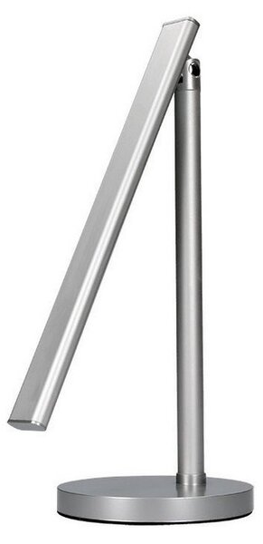 SOLIGHT LED stolný lampička stmievateľná 7W/3000K-6000K/400Lm, strieborná