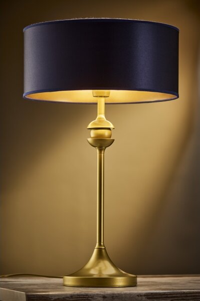 Jupiter 2116 - Stolná lampa KASZMIR 1xE27/15W/230V modrá/zlatá