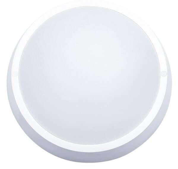 SOLIGHT LED vonkajšie prisadené svietidlo 18W/230V/1350Lm/4000K/120°/IP65, kruhové biele