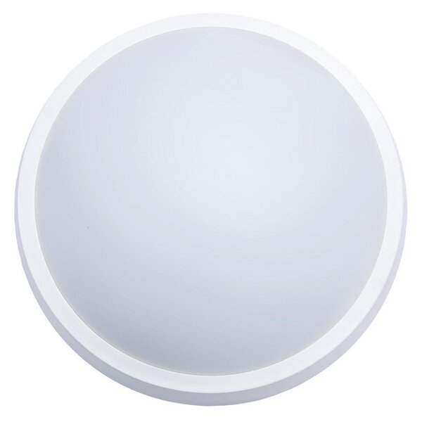 SOLIGHT LED vonkajšie prisadené svietidlo 30W/230/2200Lm/4000K/120°/IP65, kruhové biele