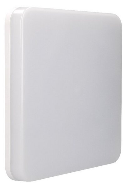 SOLIGHT LED vonkajšie prisadené svietidlo 15W/230V/1150Lm/4000K/120°/IP54, 22cm x 22cm, biele