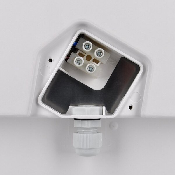 SOLIGHT LED vonkajšie prisadené svietidlo 18W/230V/1350Lm/4000K/120°/IP65, kruhové biele
