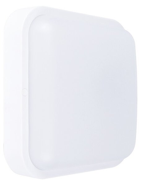 SOLIGHT LED vonkajšie prisadené svietidlo 13W/230V/910Lm/4000K/120°/IP54, 16cm x16cm, biele