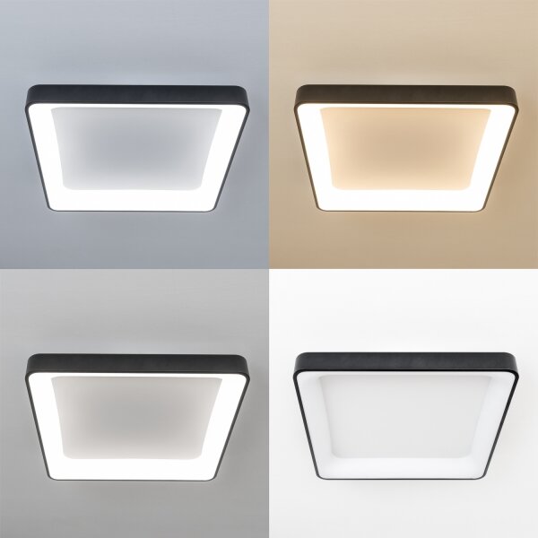Brilagi - LED stmievateľné stropné svietidlo FALCON II LED/125W/230V 60x60 cm čierna +DO