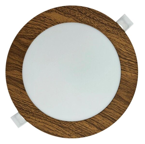LED Podhľadové svietidlo CIRCLE LED/12W/230V 4200K pr. 16,7 cm hnedá