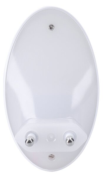SOLIGHT LED nočné svetielko s pohybovým a svetelným sensorom 0,7W, 3000K, 230V
